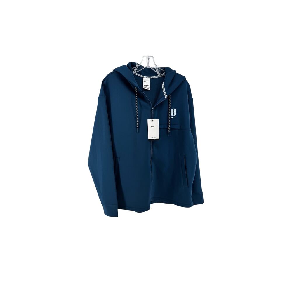 Nike Sabrina Ionescu Dri-FIT Loose Full-Zip Basketball Hoodie Blue Size Medium